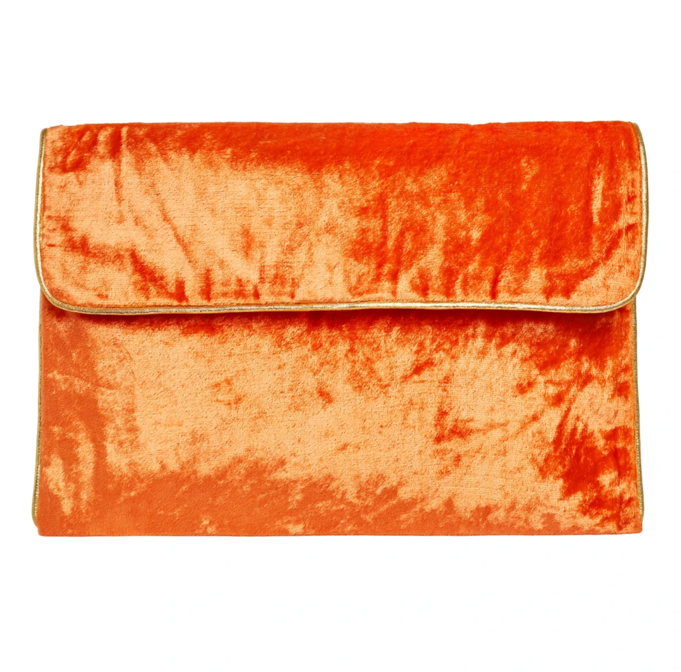 Orange sale clutch bag