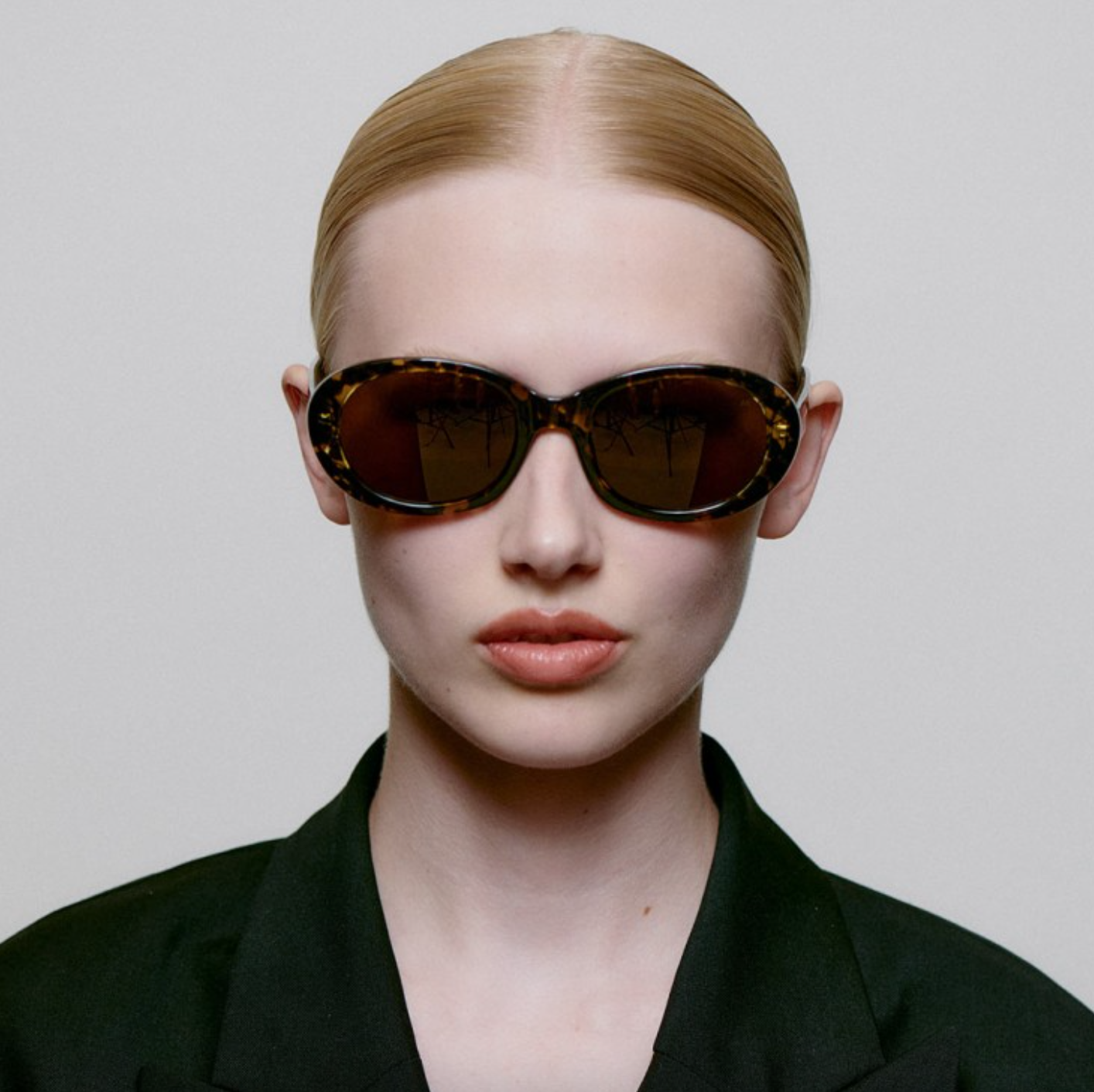 Yellow tortoise sunglasses on sale